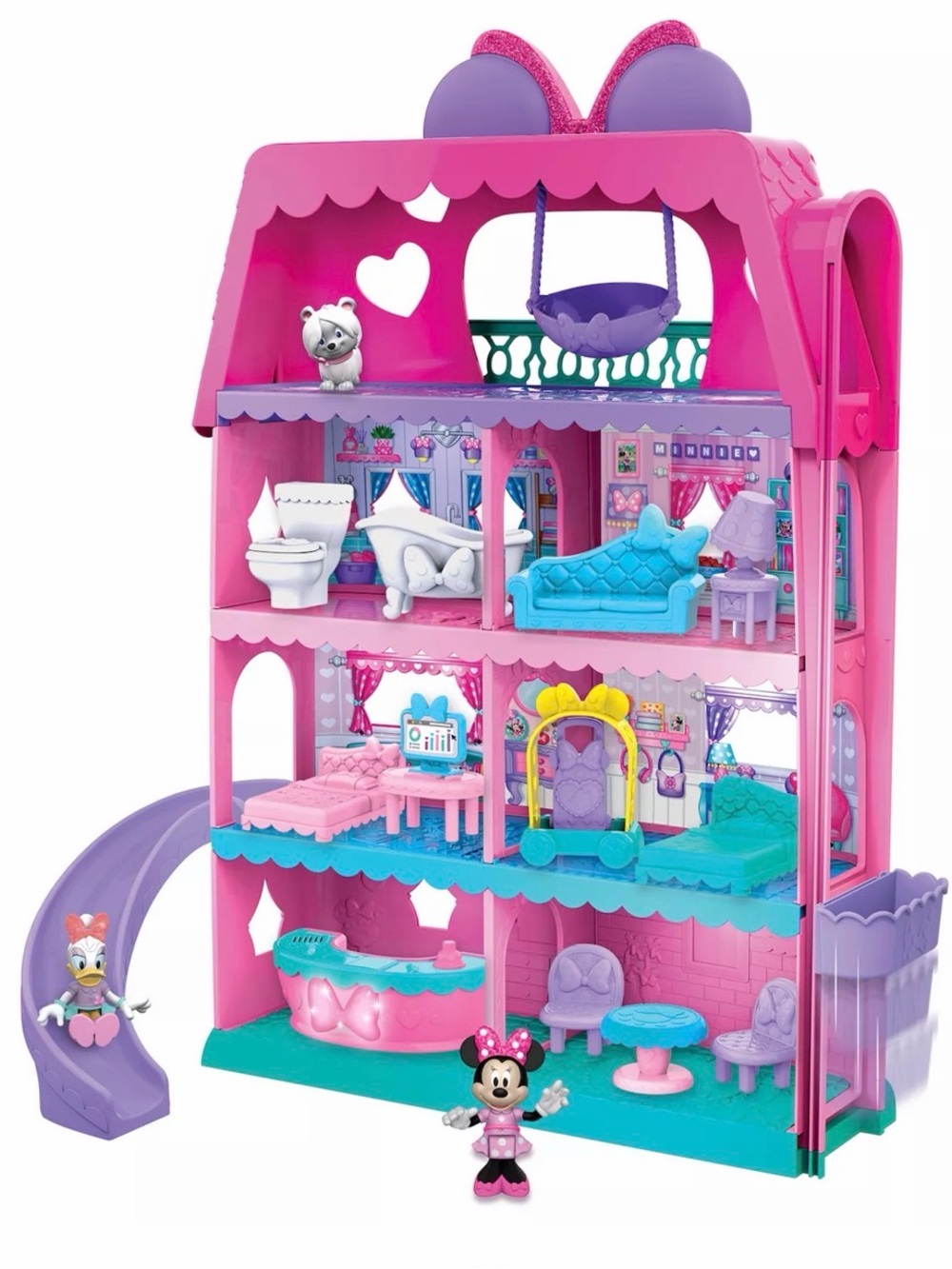 Disney Minnie Mouse play house bow-tel hotel